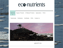 Tablet Screenshot of econutrients.com